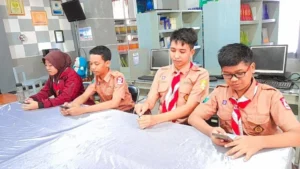 Program literasi di sekolah SMP