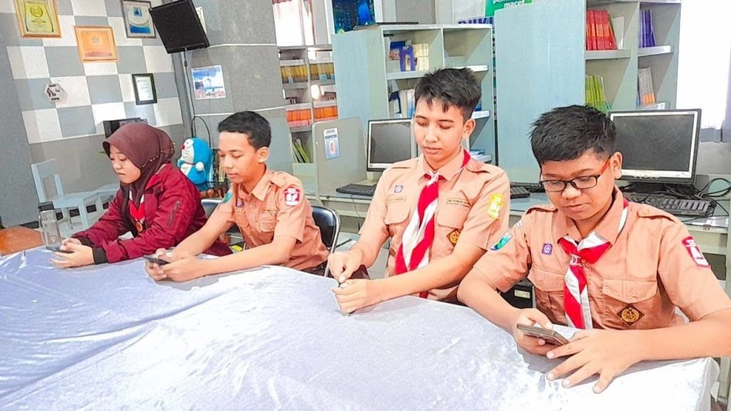 Program literasi di sekolah SMP